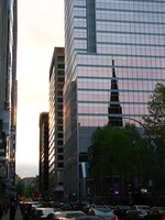 Church and Skyscrapers Church and Skyscrapers