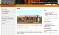 Department of Electrical Engineering and Computer Science at the University of Tennessee at Knoxville, USA Department of Electrical Engineering and Computer Science at the University of Tennessee at Knoxville, USA