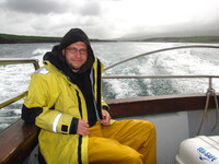 Me on the boat leaving Portmagee Me on the boat leaving Portmagee