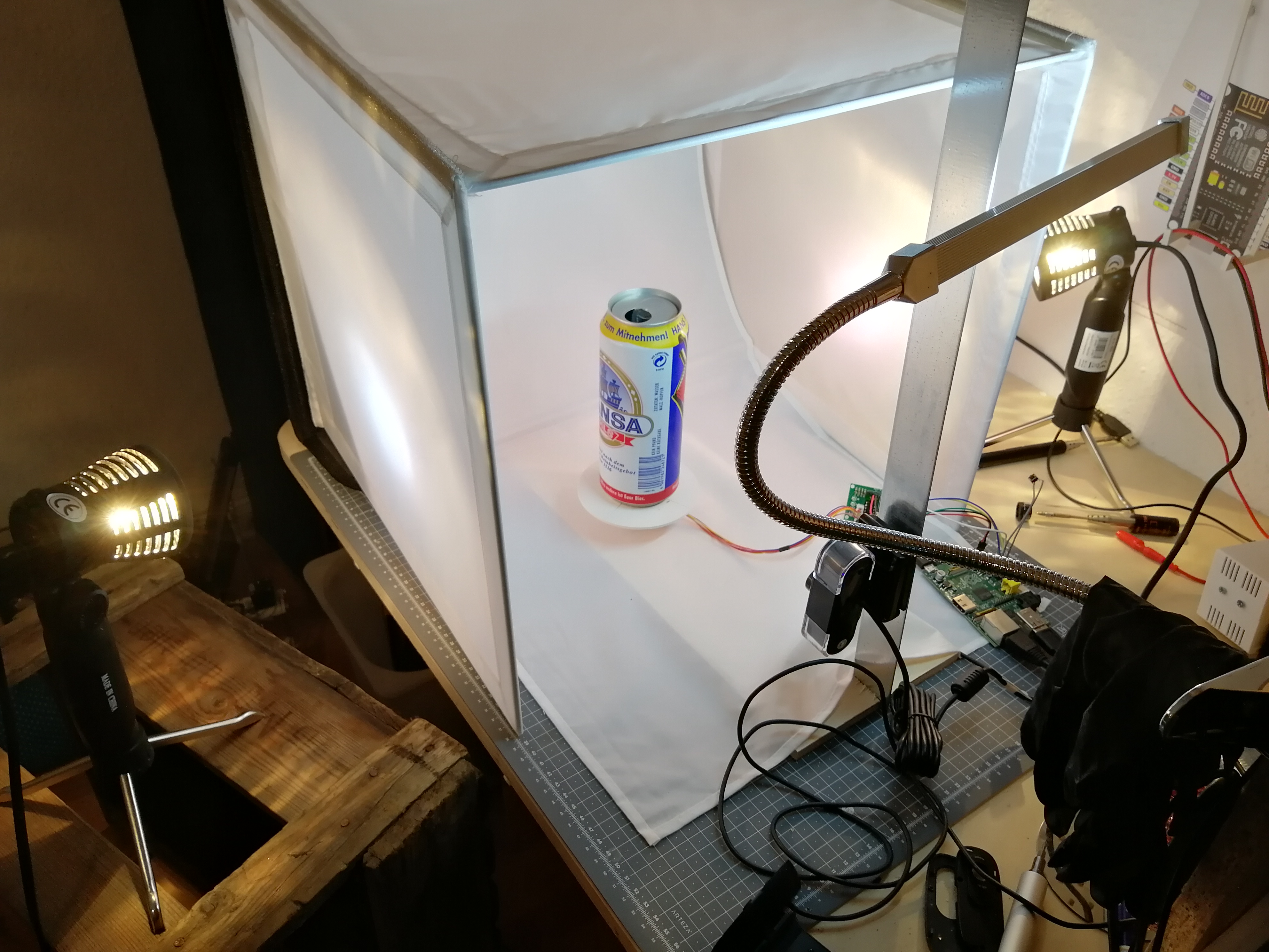 My improvised photo studio My improvised photo studio