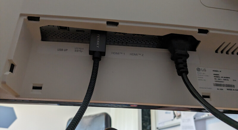 USB upstream ports USB upstream ports