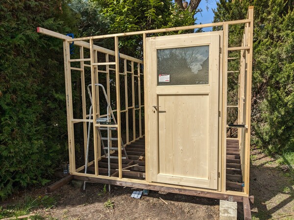 Installed door Installed door