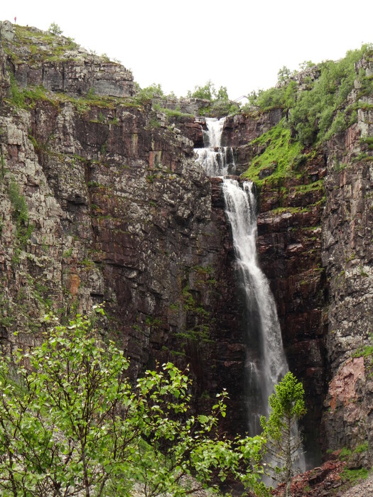 Njupeskär waterfall