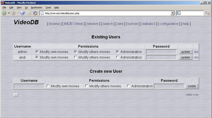 User Manager